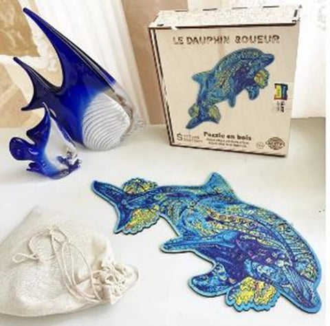 PZ BOIS - LE DAUPHIN JOUEUR - 117PCS - S