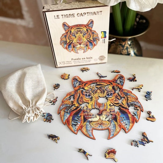 PZ BOIS - LE TIGRE CAPTIVANT - 105PCS - ?S