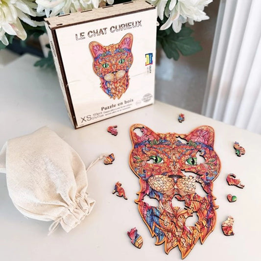 PZ BOIS - LE CHAT CURIEUX - 103PCS - ?S