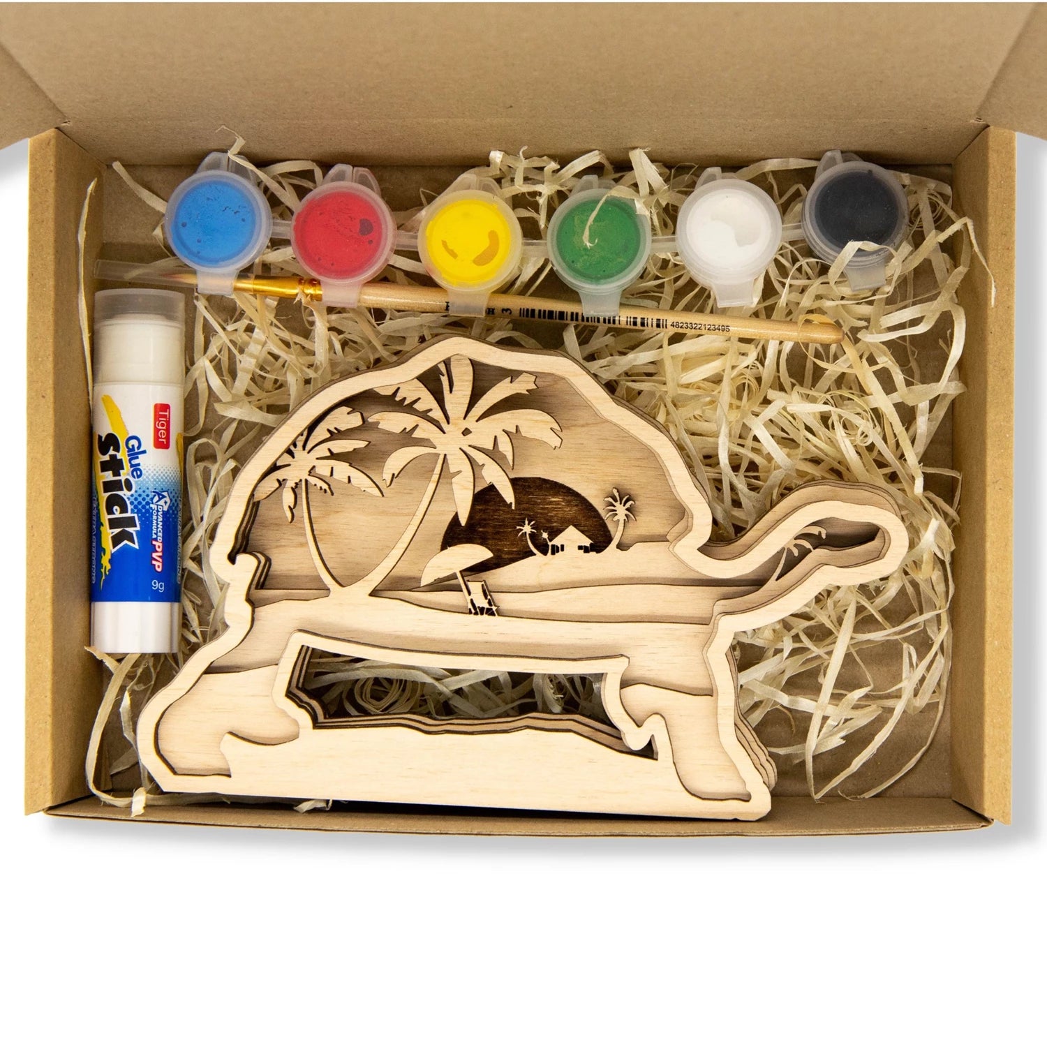 KIT EN BOIS 3D A PEINDRE TORTUE