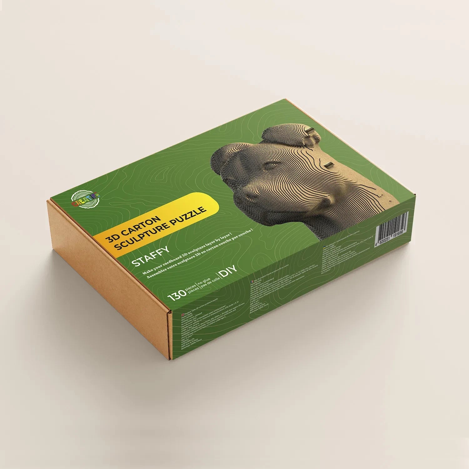 3D SCULPTURE PZ CARTON STAFFY130PCS (FR-EN)
