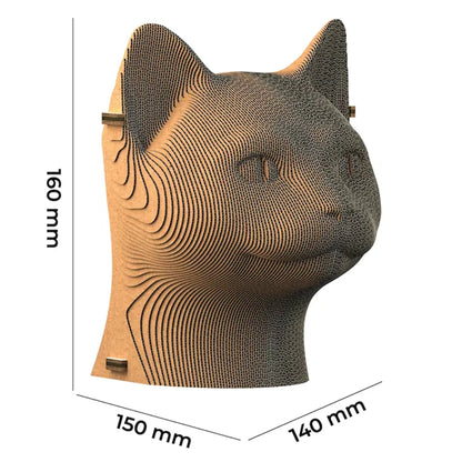 3D SCULPTURE PZ CARTON CHAT 118PCS (FR-EN)