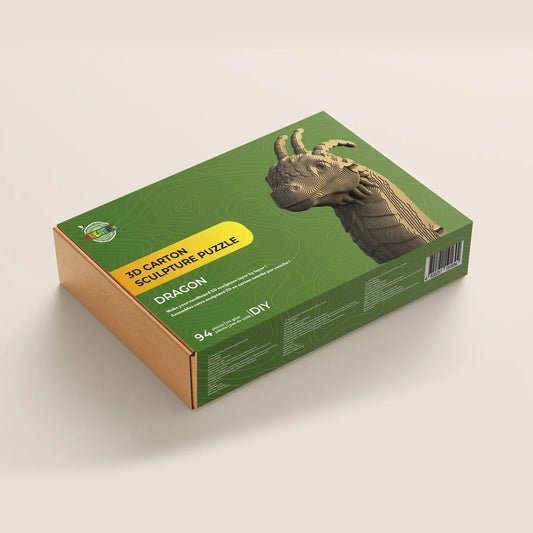 3D SCULPTURE PZ CARTON DRAGON 94PCS (FR-EN)