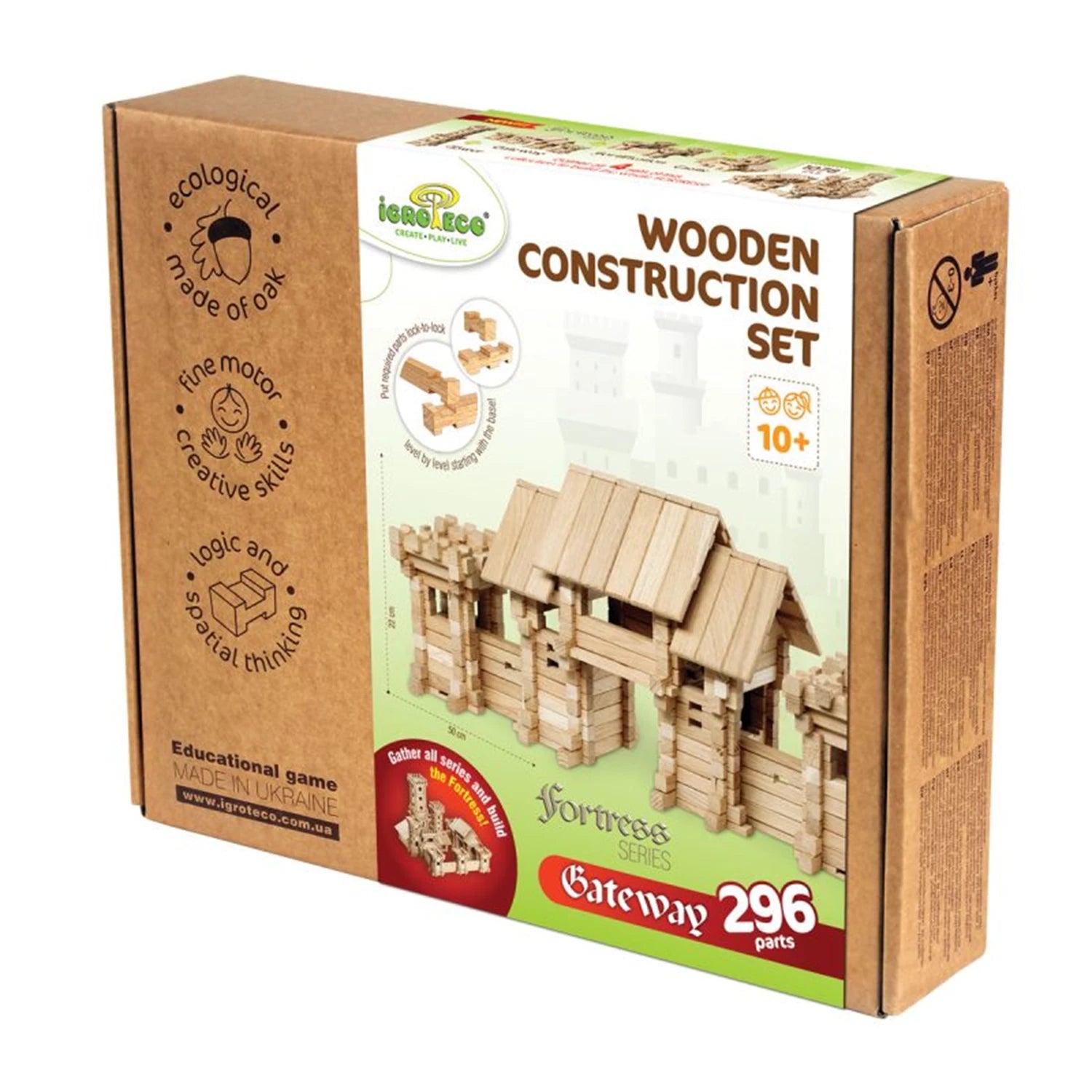 COFFRET CONSTRUCTION BOIS GATEWAY 296PCS