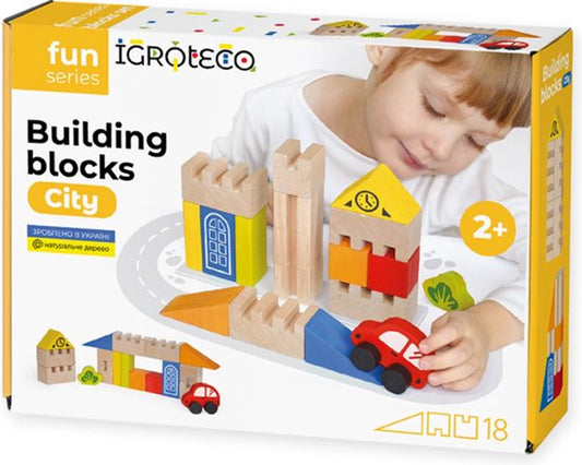 BLOCS DE CONSTRUCTION CITY 18PCS