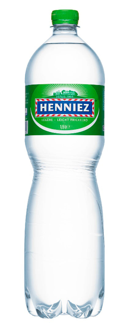 HENNIEZ grün, wenig Kohlensäure, Pet 129400000145 150 cl, 6 Stk.