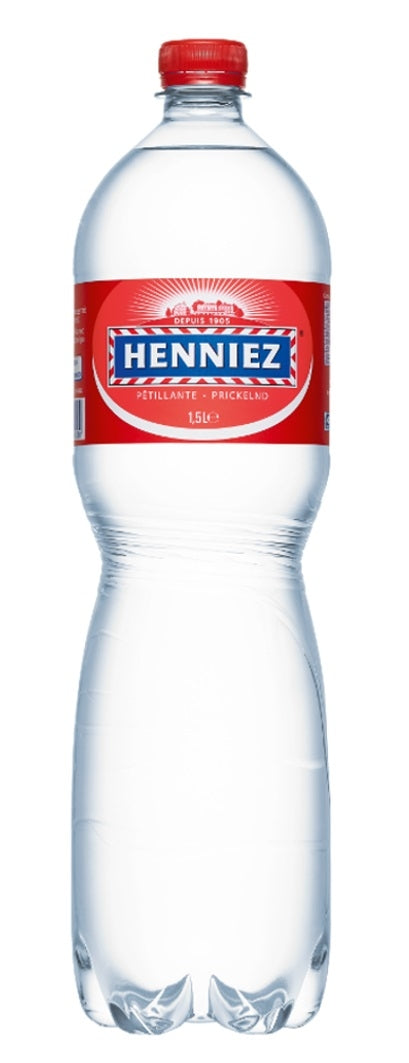 HENNIEZ rot, mit Kohlensäure, Pet 129400000147 150 cl, 6 Stk.