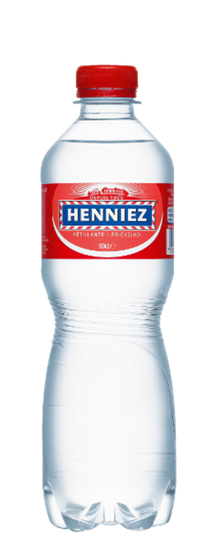 HENNIEZ rot, mit Kohlensäure, Pet 129400000149 50 cl, 6 Stk.