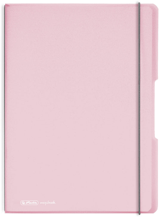 HERLITZ my.book flex A4 11408648 Rosé 40 Bl.kar/lin