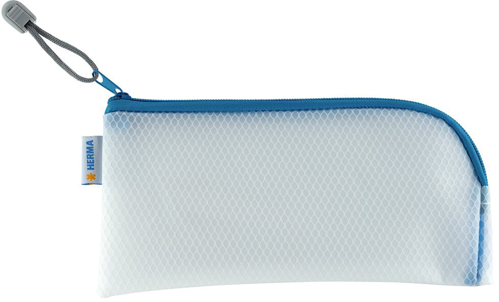 HERMA Reissverschlusstasche A6 20003 blau, 23x11cm