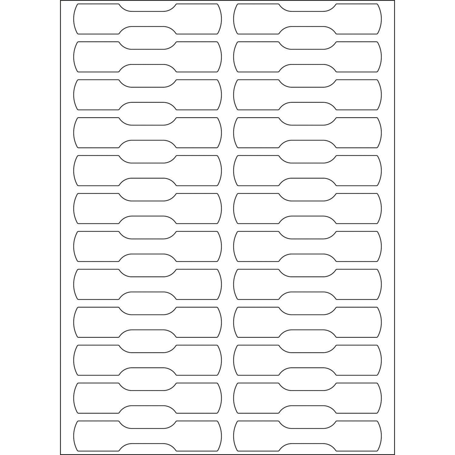 HERMA Ringetiketten 49x10mm 2510 weiss 600 Stück