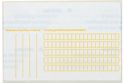 HERMA Paketadressen 5728 weiss 20 Stück