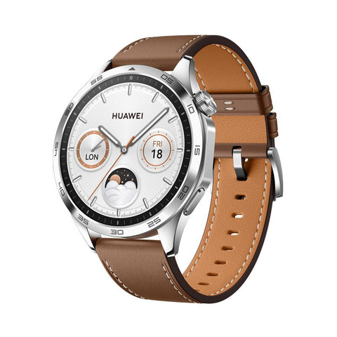 HUAWEI Watch GT4 46mm Leather Strap Brown