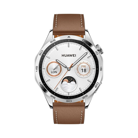 HUAWEI Watch GT4 46mm Leather Strap Brown