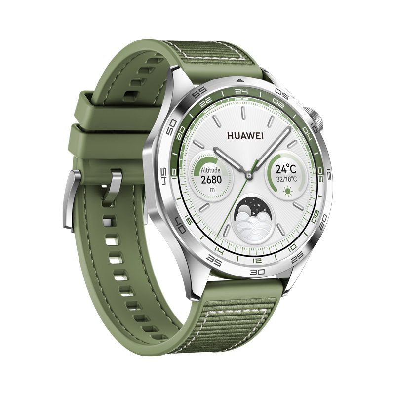 HUAWEI Watch GT4 46mm Woven Strap Green