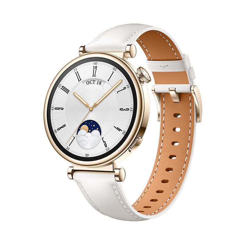 HUAWEI Watch GT4 41mm Leather Strap White