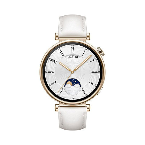 HUAWEI Watch GT4 41mm Leather Strap White
