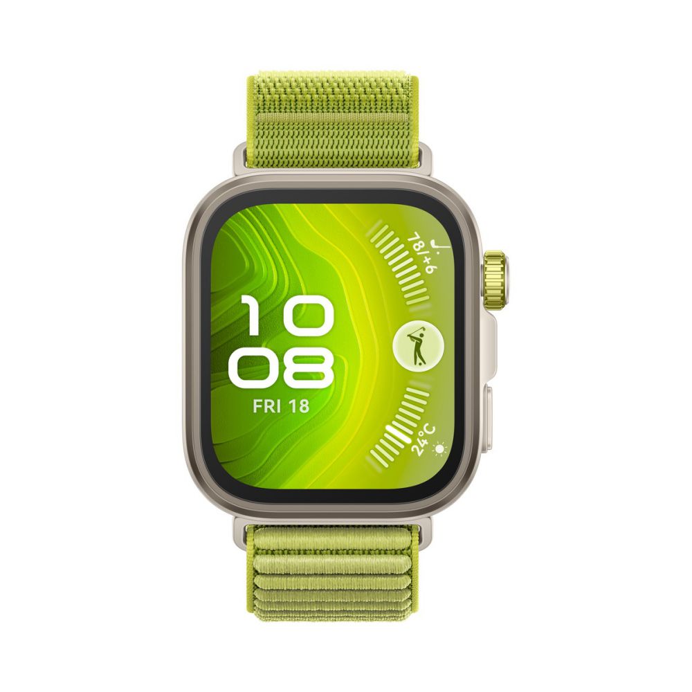 HUAWEI Watch Fit 4 Pro Woven Strap Green