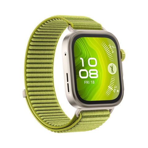 HUAWEI Watch Fit 4 Pro Woven Strap Green