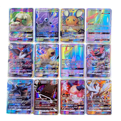 60-300 Stück TOMY POKEMON TAG TEAM GX VMAX V MAX für Shining Game Battle Carte Card Kinderspielzeug