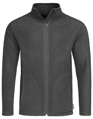 Herren Fleece-Jacke -  Grösse XL -  Grey Steel (Solid)
