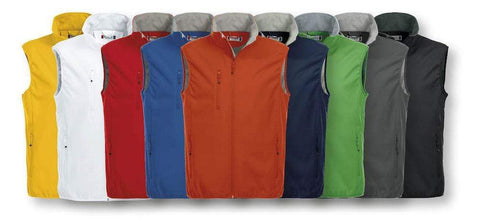 Herren Softshell Weste besticken lassen