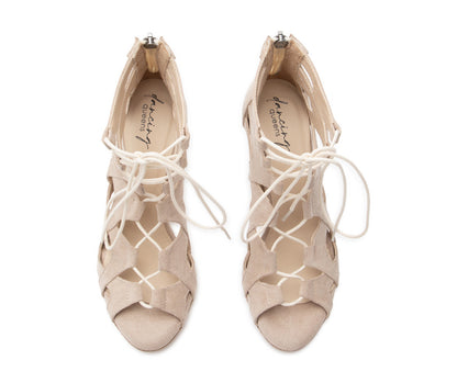 Magnet Core Tanzschuhe in Beige Wildleder