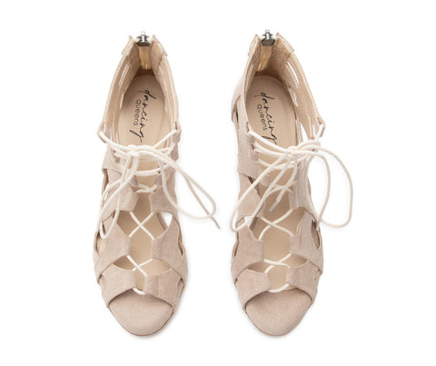 Magnet Core Tanzschuhe in Beige Wildleder