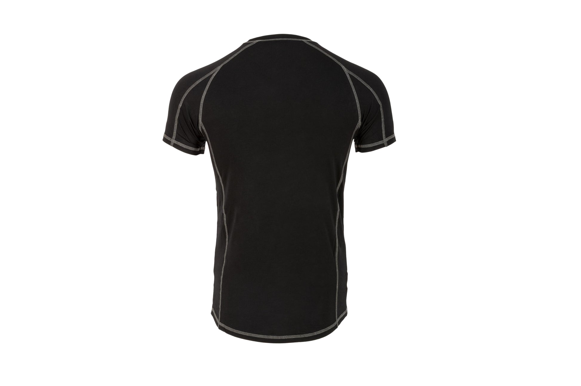 Bamboo 190 Mens S/S Top Black S