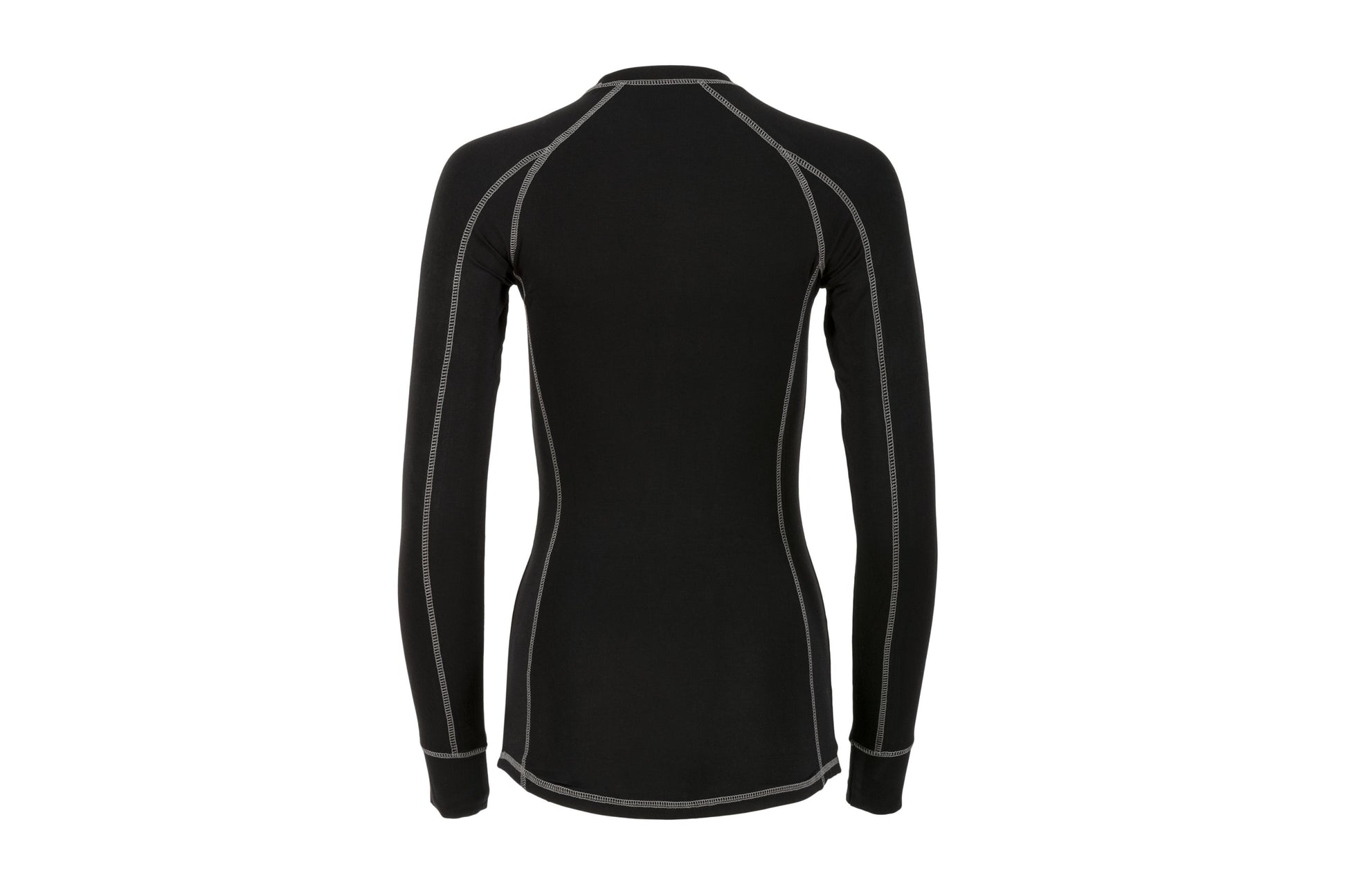 Bamboo 190 Womens L/S Top Black L