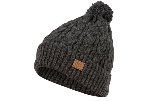 Beira Lined Bobble Hat - Chrcl Marl