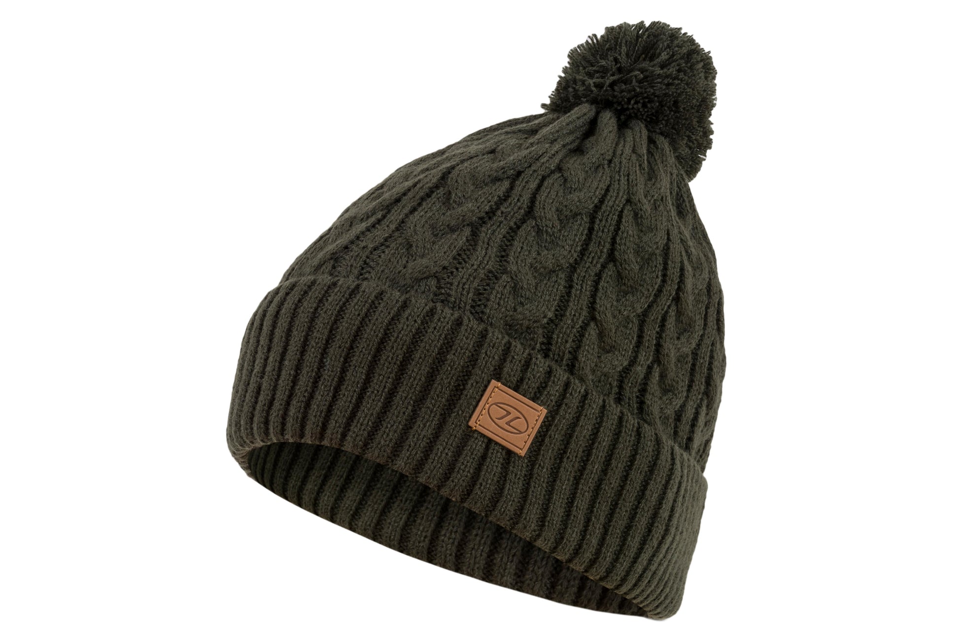 Beira Lined Bobble Hat - Olive