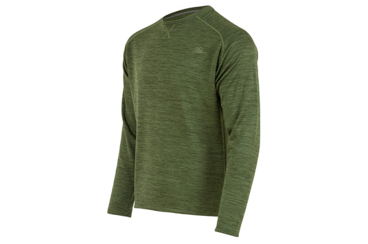 Crew Neck Fleece Leaf Green Xs