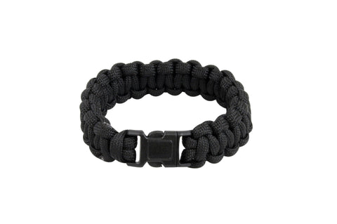 Paracord Bracelet Qr Buckle Black