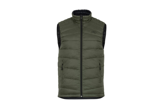 Reversible Gilet Black Olive L