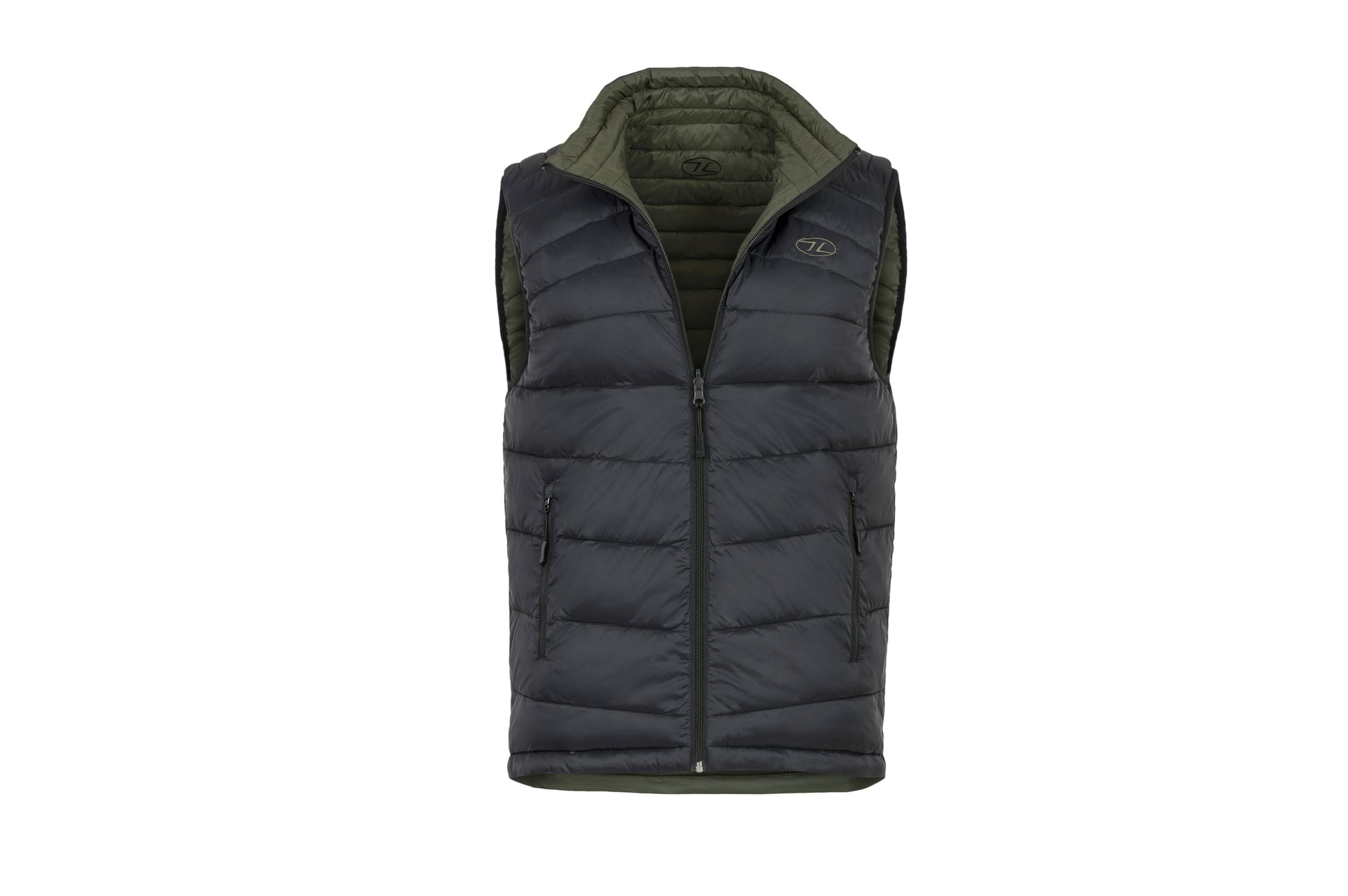 Reversible Gilet Black Olive M