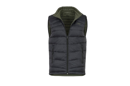 Reversible Gilet Black Olive L