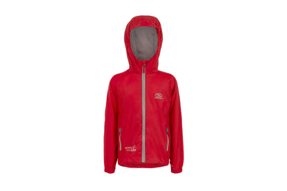 Stow & Go Kids Packaway Jacket Red - 5/6