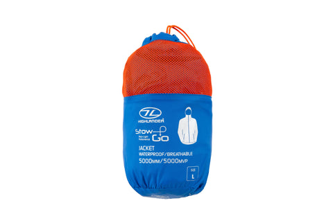 Stow & Go Packaway Jacket Blue - M