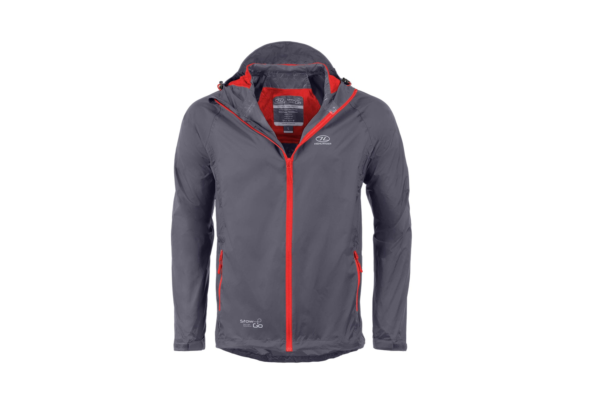 Stow & Go Packaway Jacket Charcoal - S
