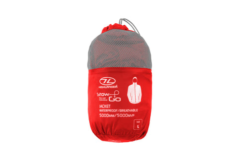 Stow & Go Packaway Jacket Red - Xl