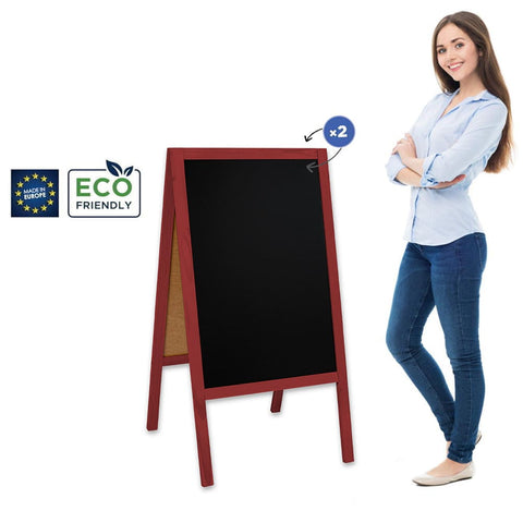 Holz Kundenstopper "ColorFrame" 118x61cm, Indoor