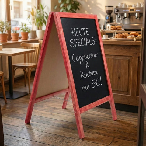 Holz Kundenstopper "ColorFrame" 100x60cm, Indoor