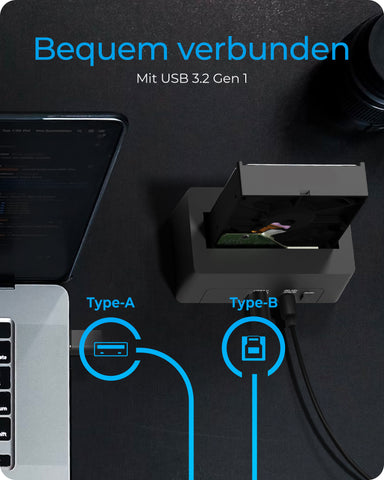 ICY BOX DockingStation 2.5" & 3.5" IB-1121-U3 Single USB 3.2 Gen1