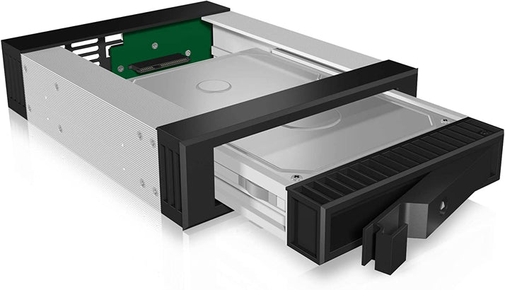 ICY BOX Frame, 1x 3,5"/2,5" HDD IB-129SSK-B zu 1x SATA Host in 5,25"