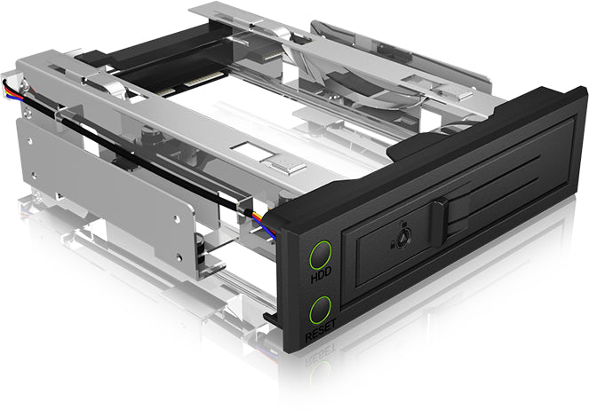 ICY BOX Frame, 1x 3,5" zu 1xSATA Host IB-166SSK-B EasySwap trägerlos,