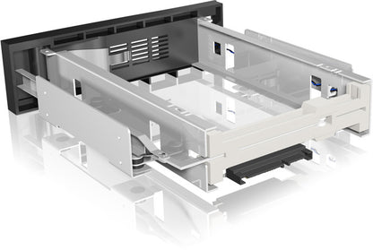ICY BOX Frame, 1x 3,5" zu 1xSATA in IB-168SK-B 5,25" Einbauschacht trägerlos