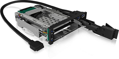 ICY BOX Frame, 1x 2,5"+1x 3,5" zu IB-174SSK-U 2xSATA,für 5,25" Einschub