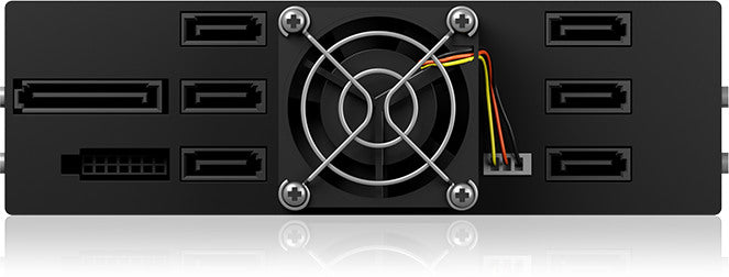 ICY BOX Backplane, 6x 2,5" HDD/SSDs, IB-2260SSK-12G SATA/SAS Einbauschacht