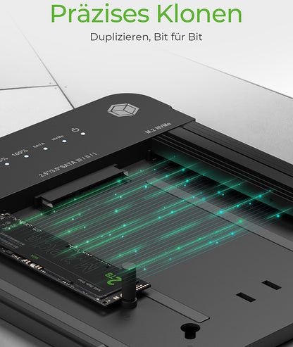 ICY BOX Docking- & Clonestation IB-2915MSCL-C31 M.2 to M.2 & 2.5 & 3.5